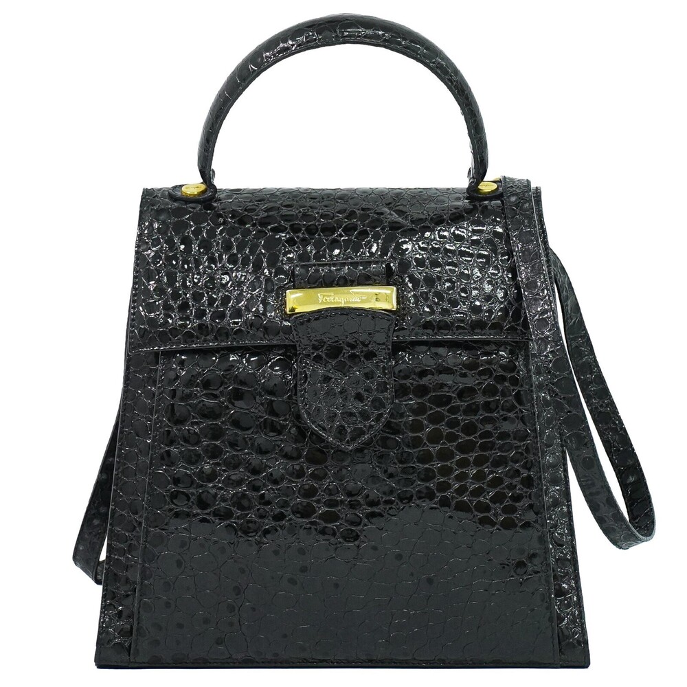 Salvatore Ferragamo Vintage Top handle Leather